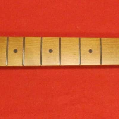 ST Guitar Neck, ROASTED Maple fretboard, Roasted Maple image 1