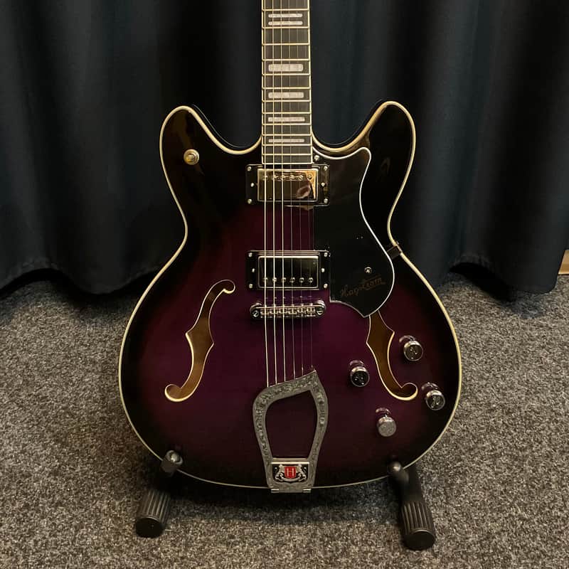 Hagstrom Viking Deluxe Custom Purpleburst