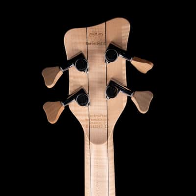 Pre-Owned 2016 Warwick Custom Shop Masterbuilt Corvette $$ Bass Flamed Maple & Bubinga With Gig Bag image 15