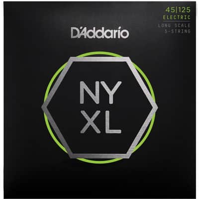 DADDARIO NYXL45125 Lt-Med/Long Scale 045-125 Nickelplated Steel Wound. Saiten für E-Bass image 1