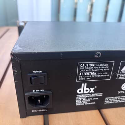 dbx 1215 Dual Channel 15-Band EQ 2000 - Black image 8