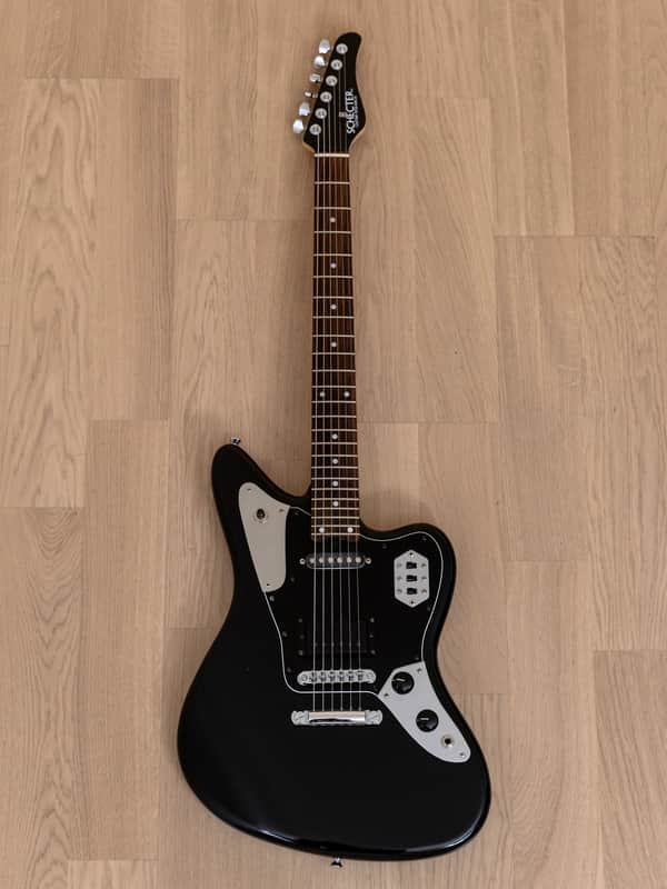 2018 Schecter AR-06 Offset Electric Guitar Black SH w/ Dimarzio