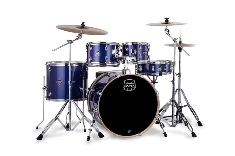 Mapex VE5045FTC Venus Fusion Shell Pack, 20" Bass Drum, Blue Sky Sparkle image 1