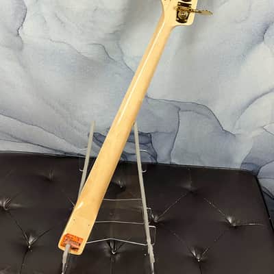 Squier 40th Anniversary Loaded Jazz Bass Neck with Bound Laurel Fingerboard, Block Inlays image 4