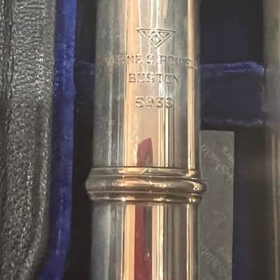 Powell Vintage Heavy Wall Commercial Flute 1980 - Silver Serial #5936 image 18