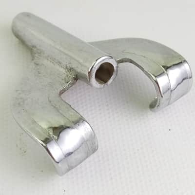 Gretsch Bass/Snare Drum T-Rod Claw Round Badge Chrome RB Broadkaster Vintage 50s image 1