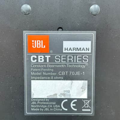JBL CBT 70JE-1 Designed Extension for CBT 70J-1 Line Array Column Loudspeaker image 7