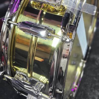Ludwig "Super Brass" Snare Drum - 5 x 14 in. Aluminum Snare Drum / Authorized Dealer / Free Shipping image 6