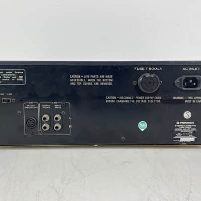 Pioneer - CT-506 - Stereo Cassette Deck - 2-Head - Serviced (Repaired/New Belts) image 8