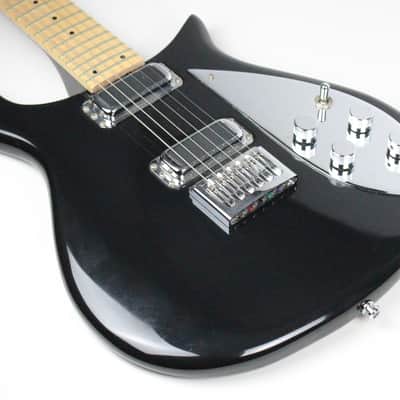 2006 Rickenbacker Colorado 650C Jetglo Black in Original Case Wide Neck Electric Guitar image 14