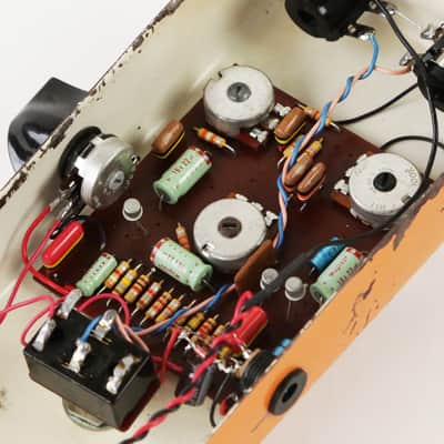 1969 Colorsound Power Boost Vintage Guitar Overdrive Fuzz Pedal - Rare Pre Overdriver, Sounds Great image 9