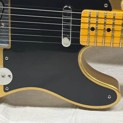 Fender USA Custom Shop Limited Edition Full Throttle Esquire Relic Telecaster Guitar with Case 2003 - Gold / Maple neck image 6