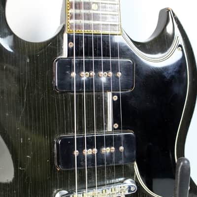 1961 Gibson SG / Les Paul Special Black Finish Vintage Electric Guitar w/Bigsby image 5