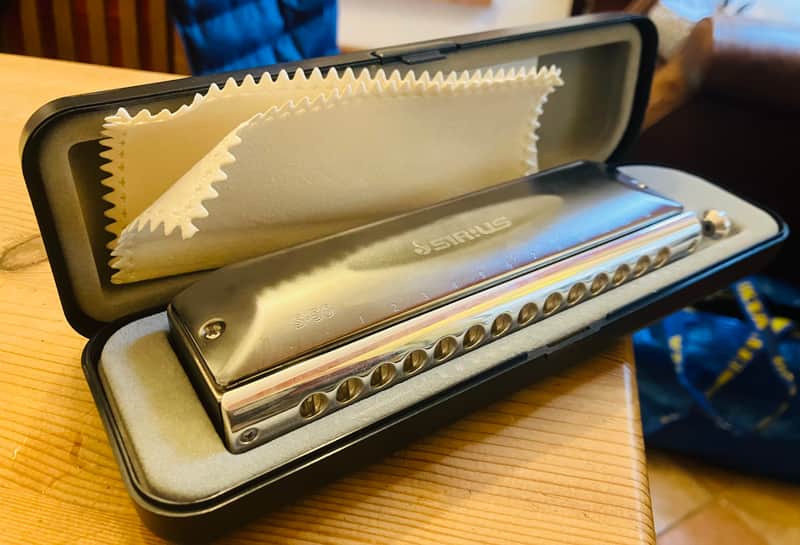 Suzuki Sirius S-56S Chromatic harmonica 2023 - Chrome image 1