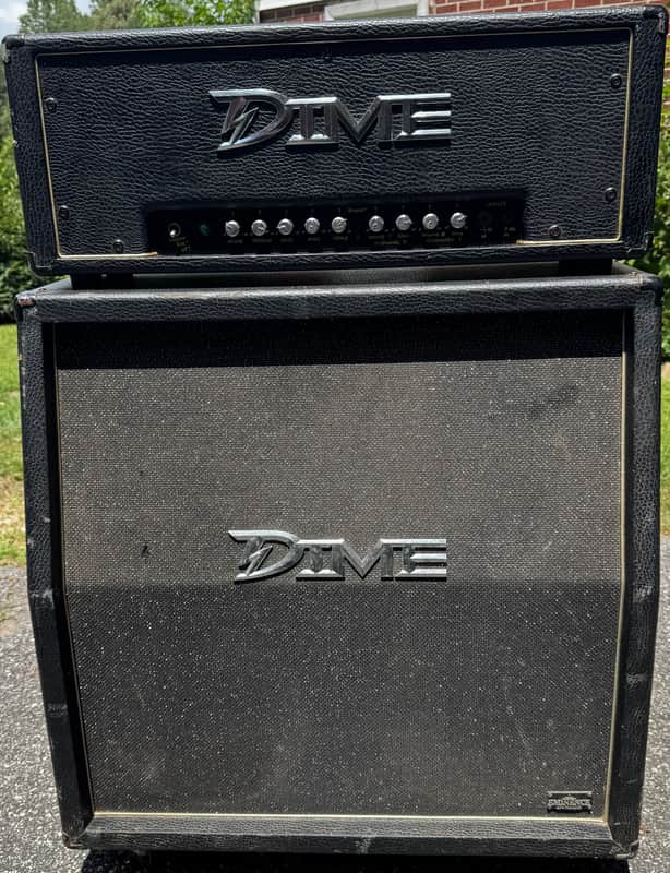 2010 Dime Amplification D100 Half Stack Dimebag Darrell Pantera 4x12 Cab 412 D412SL image 1