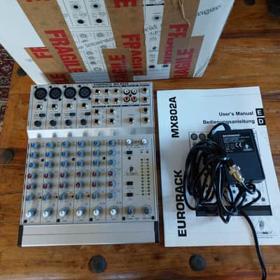 Eurorack MX802A 8-Input Mixer w/ Original Box, Manual, and Power Supply