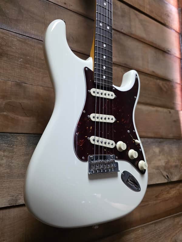 2025 Fender American Professional II Stratocaster® (Pre-Owned) - Olympic White w/ Hard Case image 1