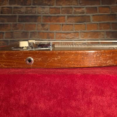 Vintage 1950s Electromuse Lap Steel Electric Guitar Natural image 10