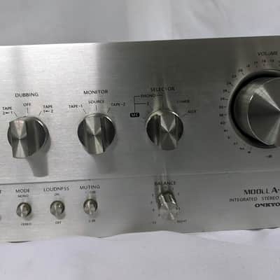 Onkyo A-10 Integrated Stereo Amplifier 1979 Silver image 4
