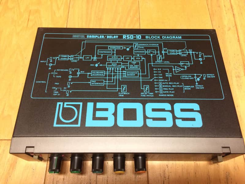 Boss RSD-10 Micro Rack Series Digital Sampler / Delay | Reverb