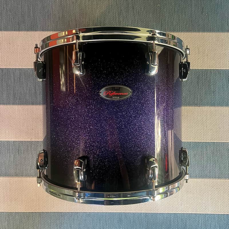 Pearl Reference 16”x14” Purple Craze Floor Tom suspended