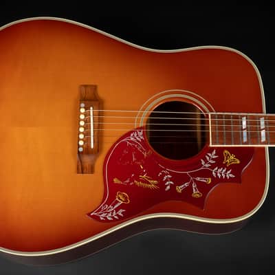 2008 Gibson Custom Shop Hummingbird TV True Vintage - Heritage Cherry Sunburst VOS | USA All Solid Square Shoulder 1960 Reissue Dreadnought Acoustic Guitar Limited Edition 1 of 167 Madagascar Rosewood | CoA OHSC image 4
