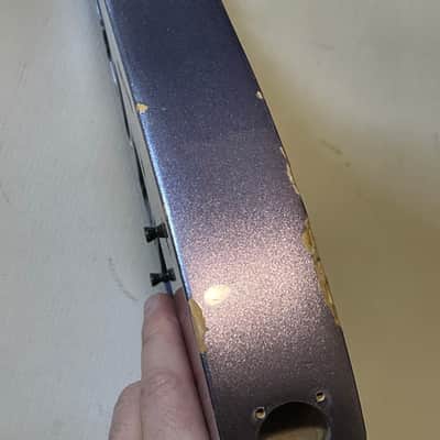 2000 Japan Ibanez RG470 Metallic Purple Basswood Guitar Body Floyd Ready (Finish Chips) image 11