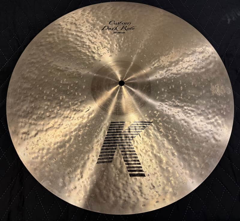 Zildjian 20" K Custom Dark Ride Cymbal 1995 - Present - Traditional image 1