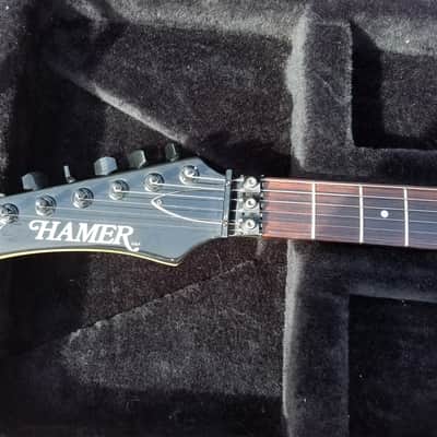 1995 HAMER USA Diablo LEFT HANDED Lefty - Transparent Amber image 3