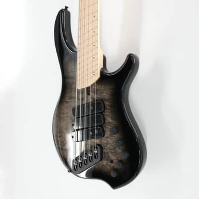 Dingwall Combustion 3X 5-String Multi-Scale Bass - 3-Pickup Quilt Top 2-Tone Blackburst w/Maple Fretboard image 4
