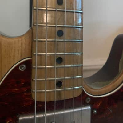 1971  Fender Cunife Telecaster with Bigsby, Maple Fretboard, CuNife pup and GFS pup, Red/Natural image 10