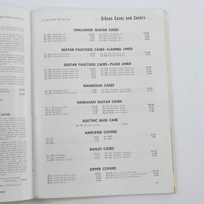 1956 L.D. Heater Catalog Music Company Catalog Gibson, Harmony, Kay, National, Etc. Case Candy image 10