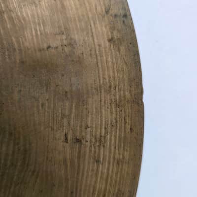 Vintage 13" Unstamped Hi Hat Pair Deep Hammering Small Hole 1023g 1004g image 8