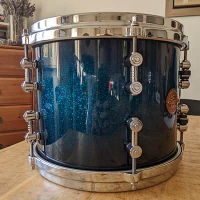 Tom 10*8 Gretsch New Classic Maple Ocean Sparkle Lacquer image 3