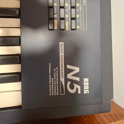 Korg N5EX 61-Key Music Synthesizer 1990s - Black image 2