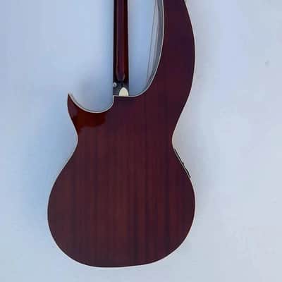 Custom 6+6+8 Strings Harp Guitar Double Necks with EQ Equalizer image 5