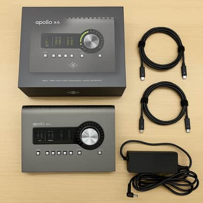 Universal Audio Apollo x4 QUAD Heritage Edition Thunderbolt 3 Audio Interface 2020 - Present - Gray image 1