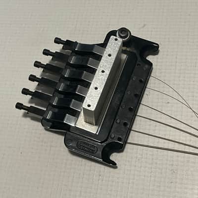 2000's Made in Germany Floyd Rose Speedloader Black Tremolo Bridge Vibrato & Arm Set w/ Strings image 16