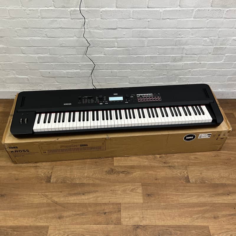 Korg Kross 2 88 Key Synthesizer Workstation, Matt Black; Serial No: 9065 | B Stock image 1
