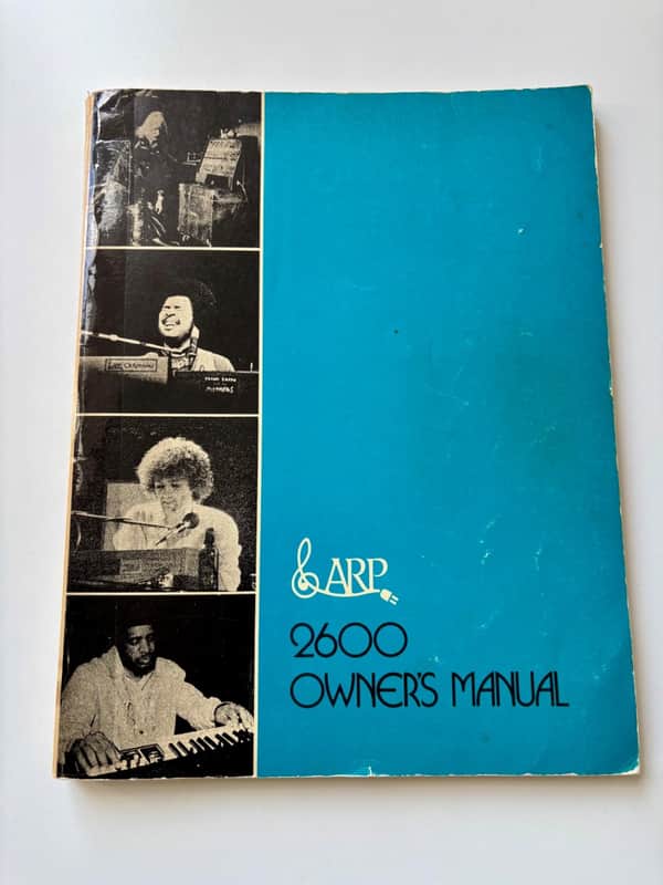 Arp 2600 Synthesizer Original Manual Vintage image 1