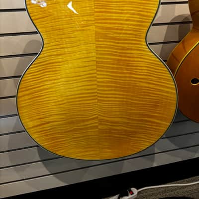 D'Angelico Excel EXL-1 Hollow Body Archtop with Rosewood Fretboard 2010s - Natural-Clear image 2