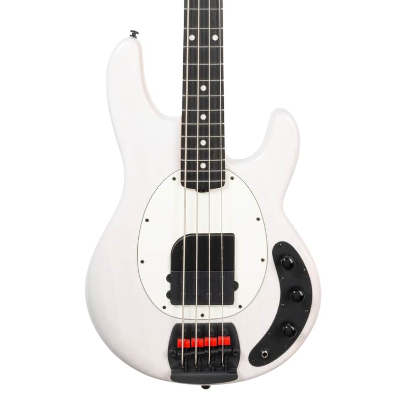 Ernie Ball Music Man Tim Commerford StingRay Passive Fight Night White MP w/case image 1