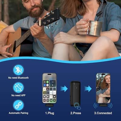 2Pcs Mini Wireless Microphone USB C Lavalier Mic for iPhone 16 15 Series, Lapel Type C Microfono Para Android Phone with Charging Case 48H Lav Mics Plug&Play for Video Recording Vlog Podcast YouTube image 4