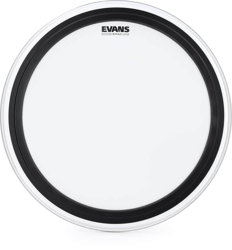 Evans EMAD UV2 Bass Drumhead - 24 inches (2-pack) Bundle image 1