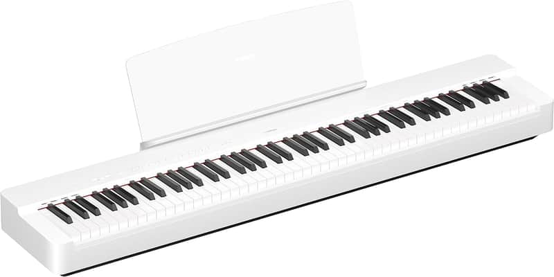 Yamaha P-225 88-Key Weighted Action Digital Piano - White image 1