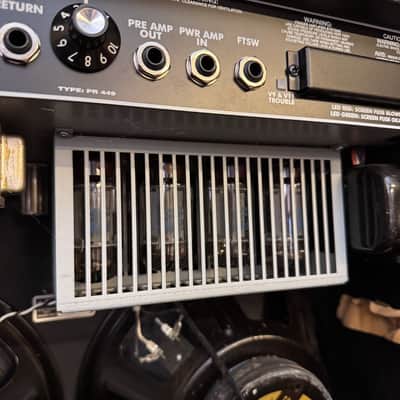 Vintage 1990s Fender Twin Amp Blackface 2x12 Valve Amplifier Combo w/ Footswitch image 17
