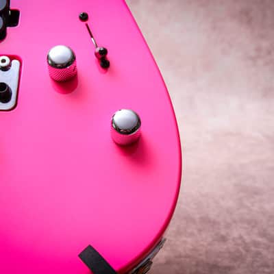 JACKSON USA Custom Shop Dinky HSH Floyd "Neon Pink + Ebony" (2026) image 9
