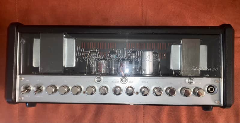 Hughes & Kettner Tube Meister  36 Watt Guitar tube  Amp Head  with road case anvil style image 1