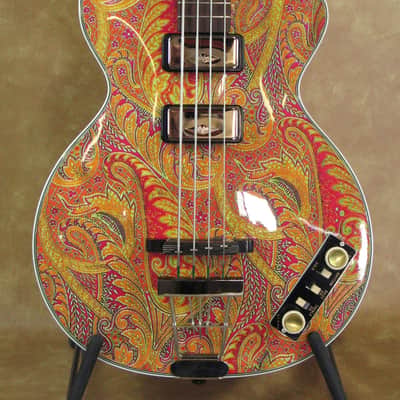 Gold Label Hofner 500/2 Club Bass Special Edition "Paisley" image 14