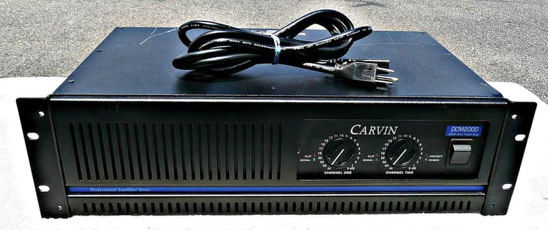CARVIN DCM2000 2 Channel 2000 Watt Power Amplifier - PV Music Electronics Shop Inspected and Tested - Excellent Working Condition - Excellent Cosmetic Condition imagen 1